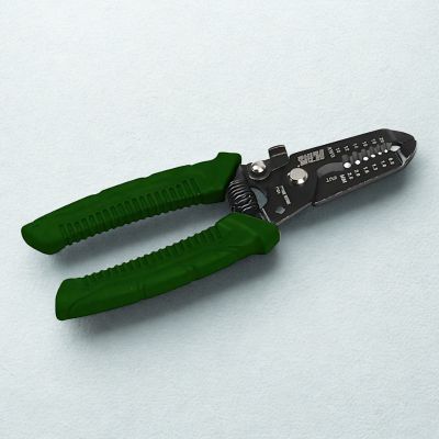 pince-a-denuder-electrique-coupe-fil-verte